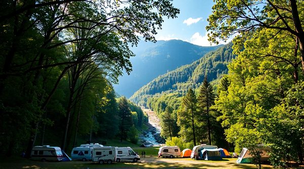 Camping var : l'argentière et ses hébergements variés